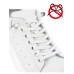 Эластичные шнурки без завязок с металлическим наконечником х6 (Белые)