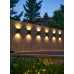 Уличный настенный водонепроницаемы светильник на солнечных батареях для сада и террасы (Холодный белый) х 16 шт