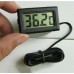 Цифровой термометр Kronos TPM-10 (-50 до +110 С) с выносным датчиком, 1 м (Черный)