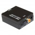 Аудио Конвертер Digital to Analog Audio ЦАП DAC цифра в аналоговый без кабеля Toslink 2 шт (Черный)